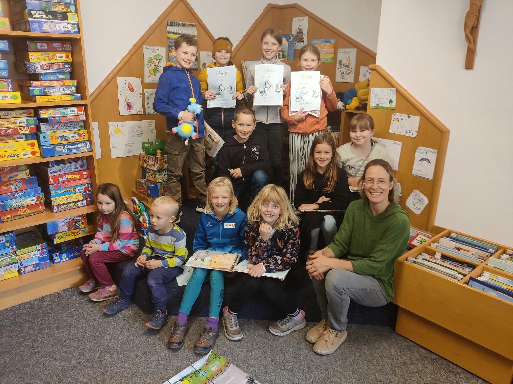 Lesepass Abschlussveranstaltung Bücherei Virgen