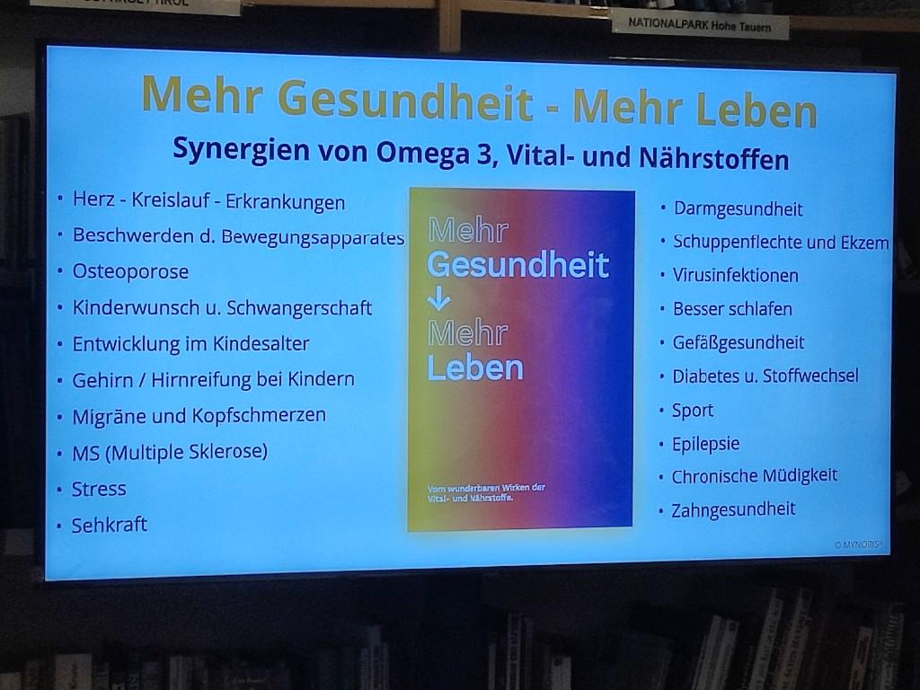 Vortrag Dr. Georg Wille und DGKP Michaela Erlacher