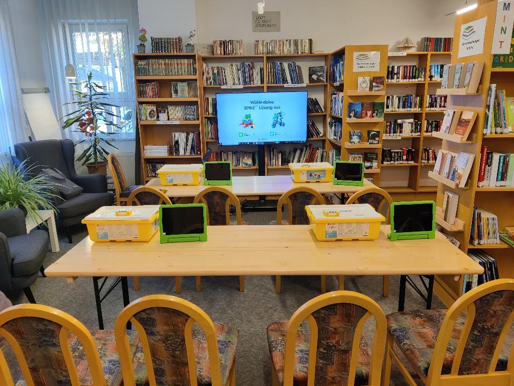 Lego-Seminar in der Bücherei Virgen