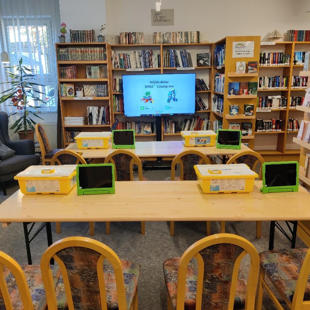 Lego-Seminar in der Bücherei Virgen